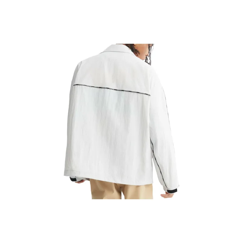 CALVIN KLEIN Jacket Men's Gray White-4