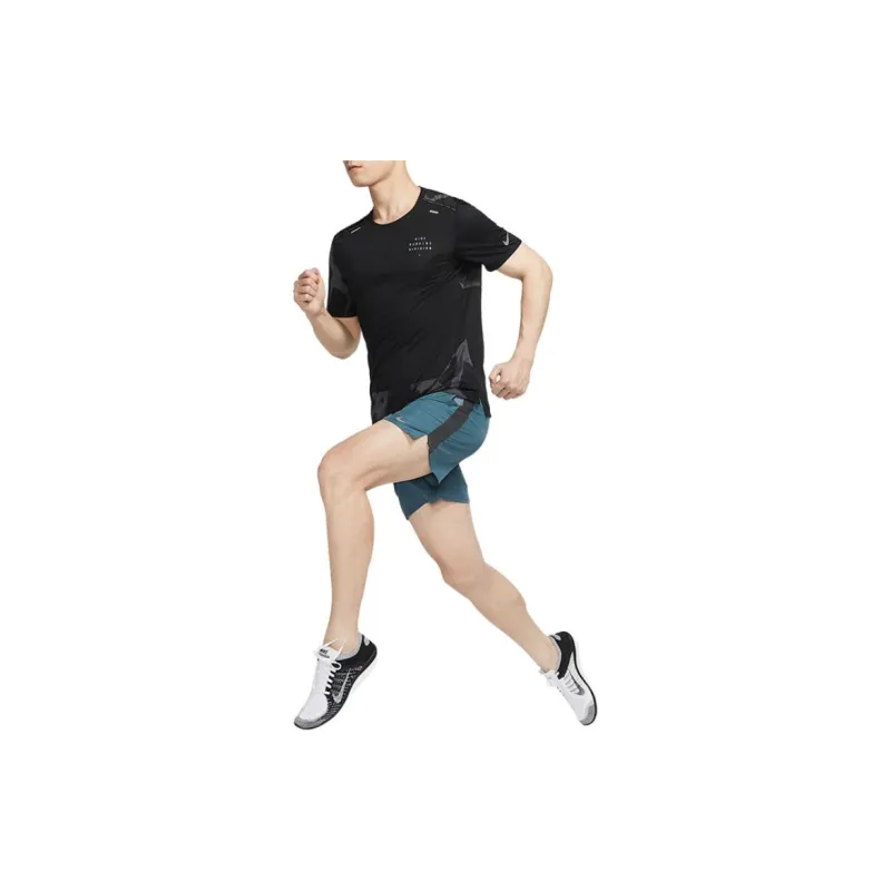 Nike Dri Fit T Shirts Men Black-2