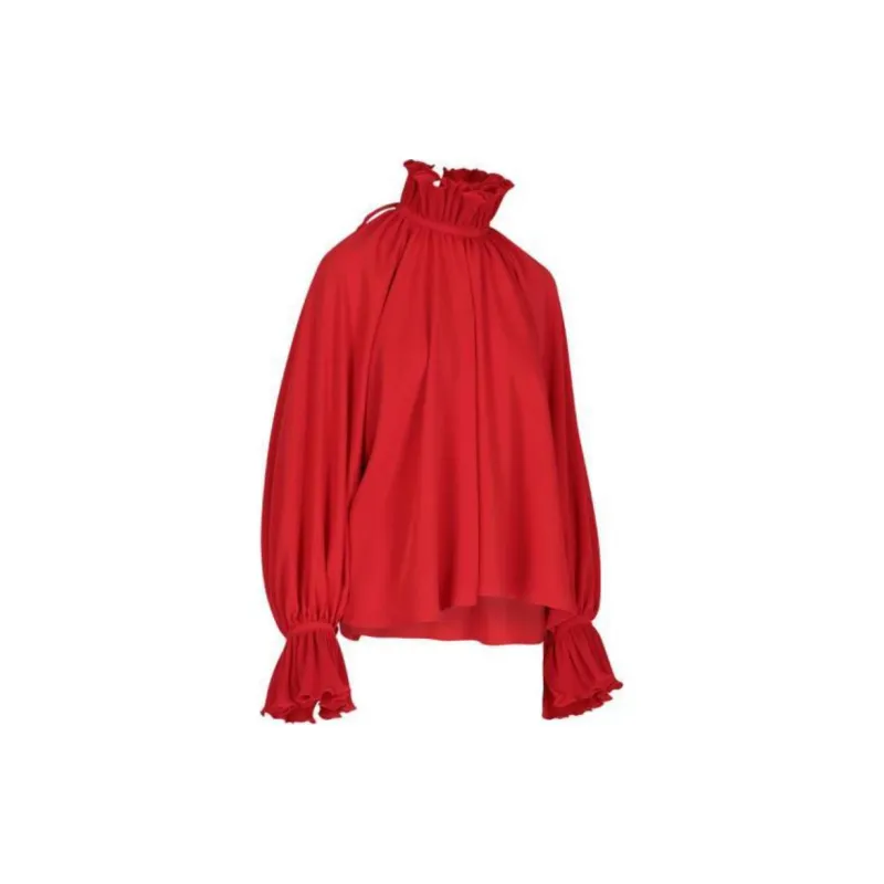 Balenciaga Shirt Regular Women's Red-2