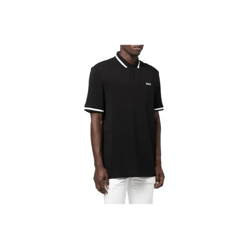 HUGO BOSS Polp Shirt Men's Black-4