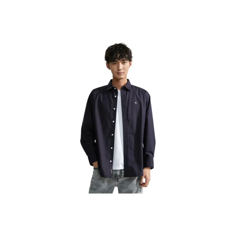 CALVIN KLEIN Shirt Men's Deep Sea Blue-2