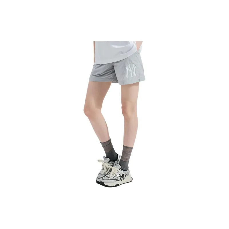 MLB New York Yankees Casual Shorts Unisex Gray-4