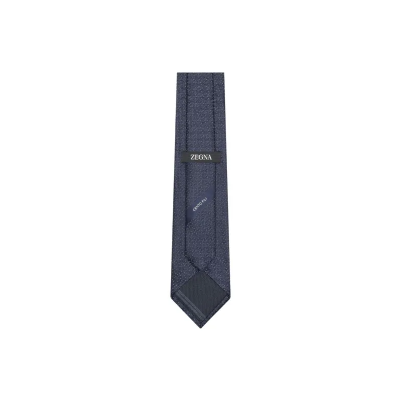 Ermenegildo Zegna Jacquard Pointed Tip Tie-1