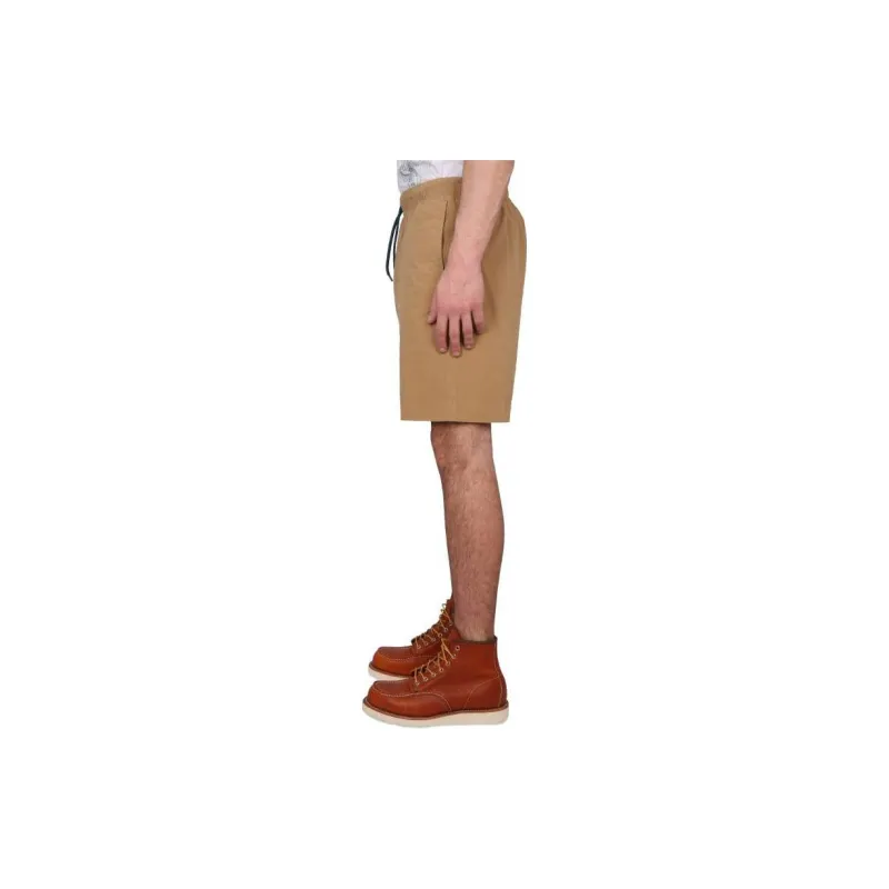 PS By Paul Smith Logo Patch Drawstring Deck Shorts-5