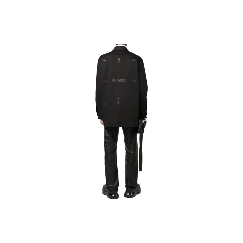 McQ Alexander McQueen Shirts Men Black-1