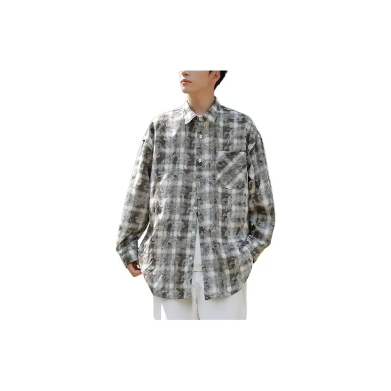 JEEP SPIRIT Shirt Men's Gray Green-4