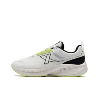 XTEP Anti Slip Wear Resistant Low Top Casual Running Shoes Men's White Green