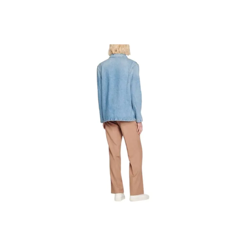 Sandro Denim Ceket Denim Jacket Men's Blue-2