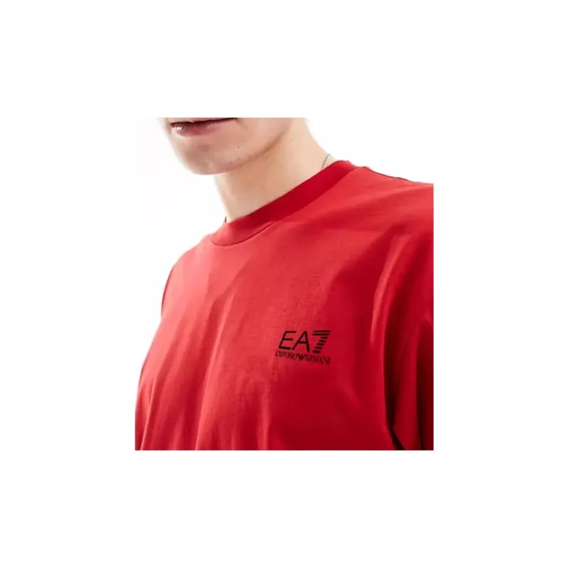 EMPORIO ARMANI EA7 SS24 T Shirt Men's Red-4