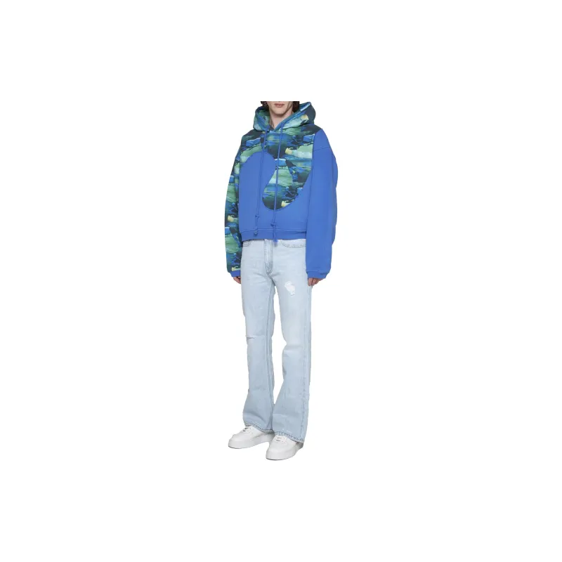 ERL Abstract print Long sleeved Hoodie-1