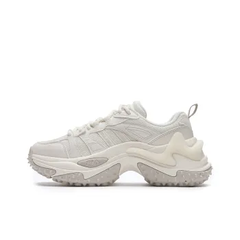 FILA Fish Spine 3rd Generation Non slip And Sweat wicking Low Top Running Shoes Women's Tofu White