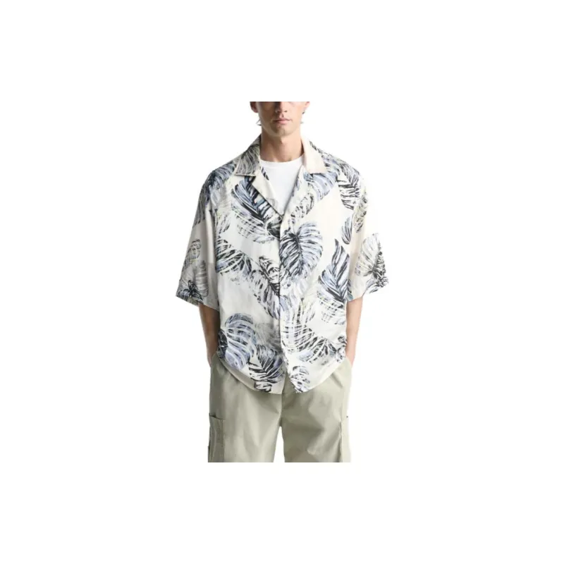 ZARA Shirts Men Beige-2