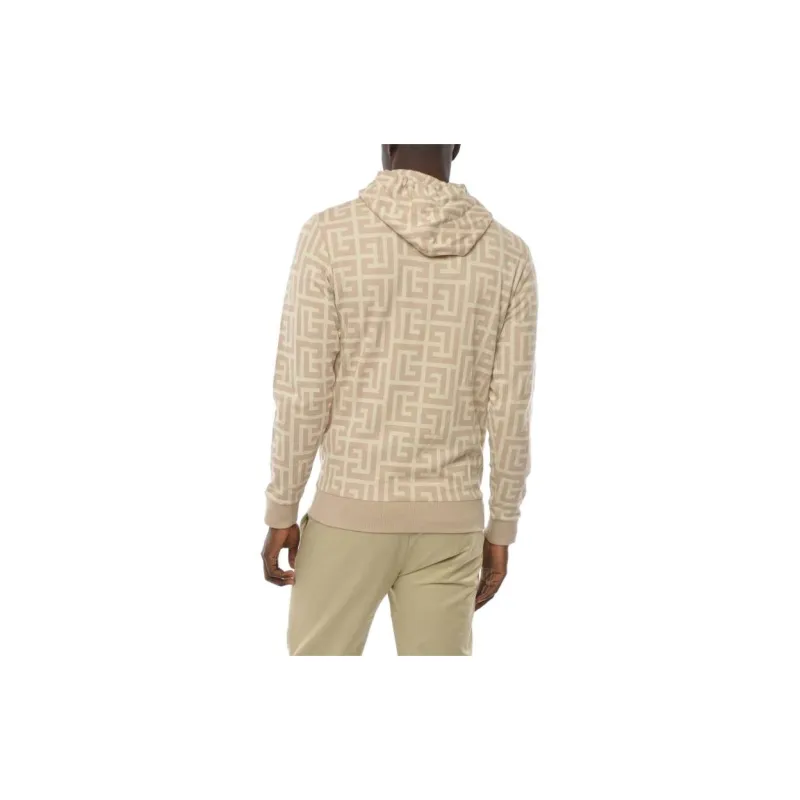 BALMAIN Sweatshirts Men Beige-4