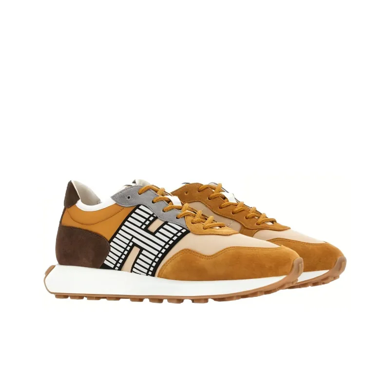 HOGAN H601 Casual Shoes Men's Yellow-2