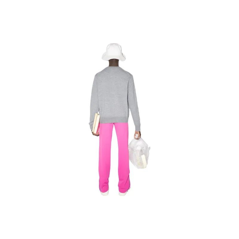 Acne Studios Face Logo Patch Crewneck Sweater-4