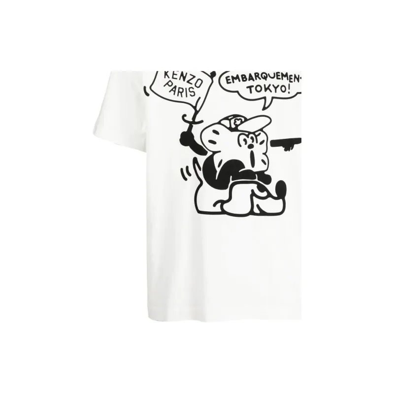 KENZO Boke Boy Travels Crewneck T Shirt-5