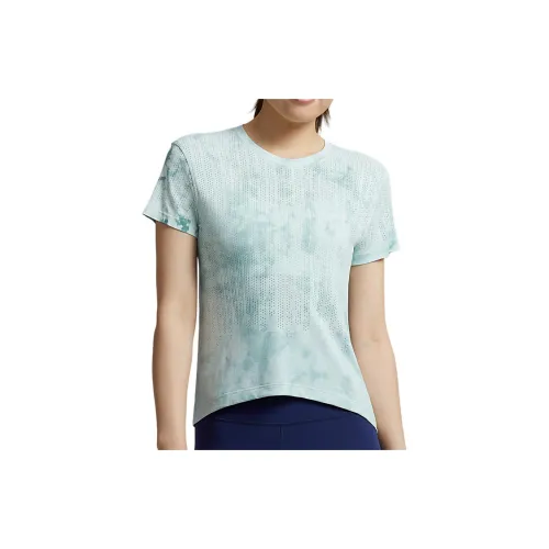 Lululemon Train To Be T-Shirts Women's Cloud Wash Rainforest Green