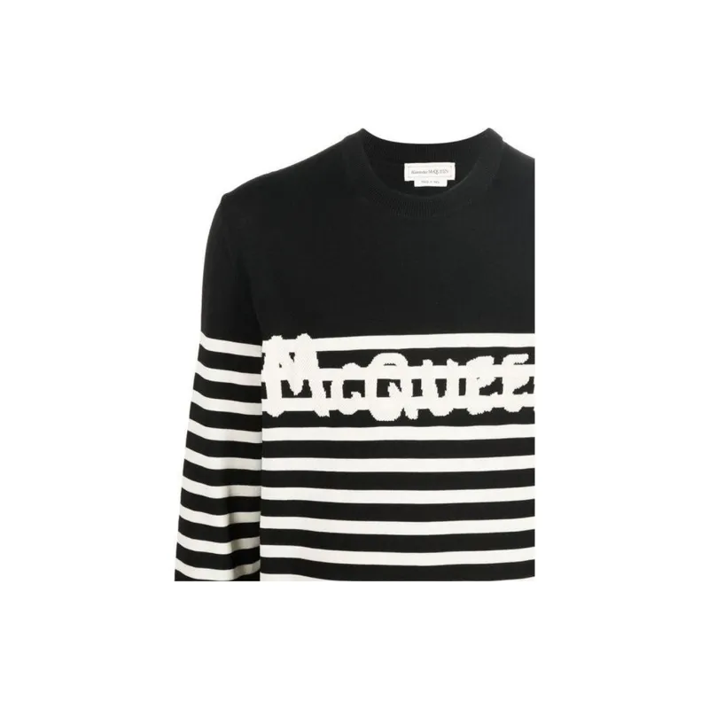 Alexander McQueen Sweaters Men Black-4