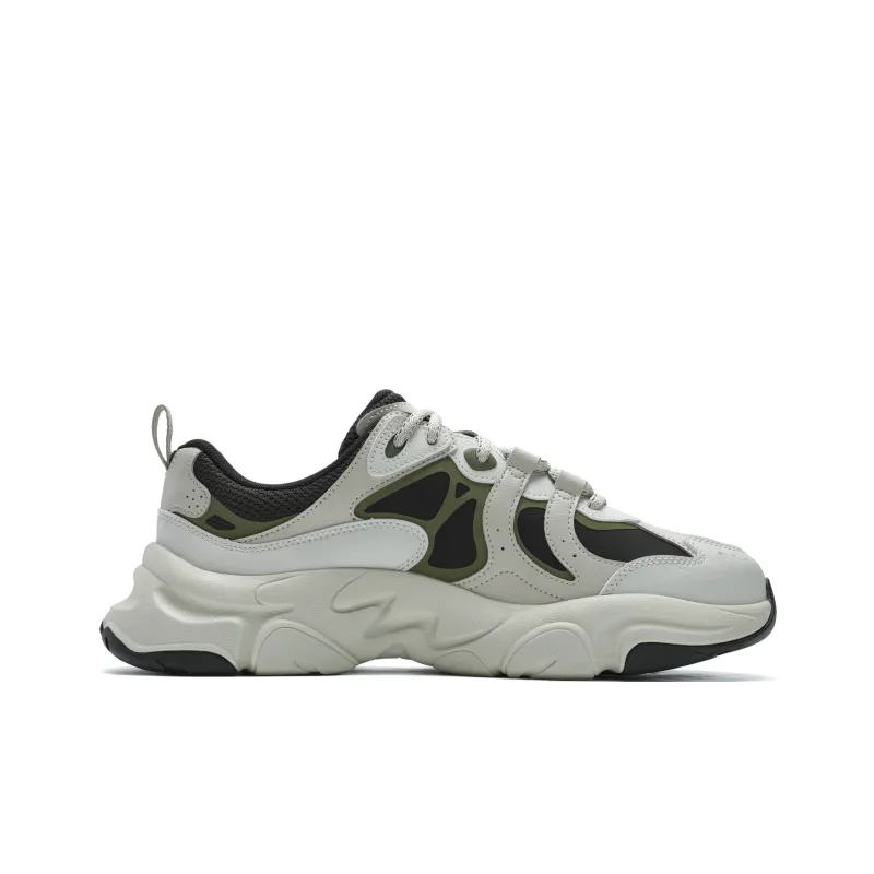 FILA MARS 3 Slip-Resistant Low-Top Running Shoes Men's Black Brown-1