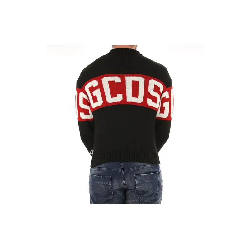 GCDS Intarsia knit Wool blend Jumper-2