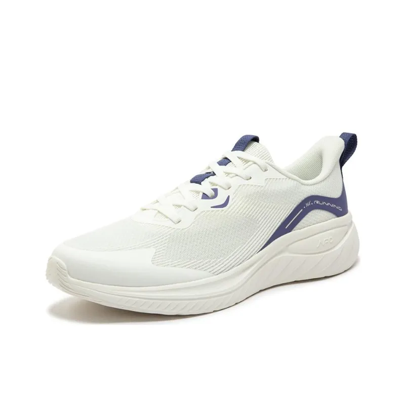 361° Cushioning Anti Slip And Wear Resistant Low Top Casual Running Shoes Men's White Blue-1