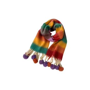 MEETSUNNY Faux Wool Knit Scarves Unisex