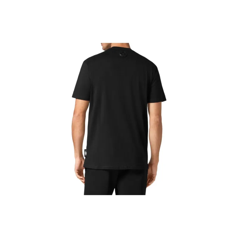PLEIN SPORT Logo print Cotton T shirt-2