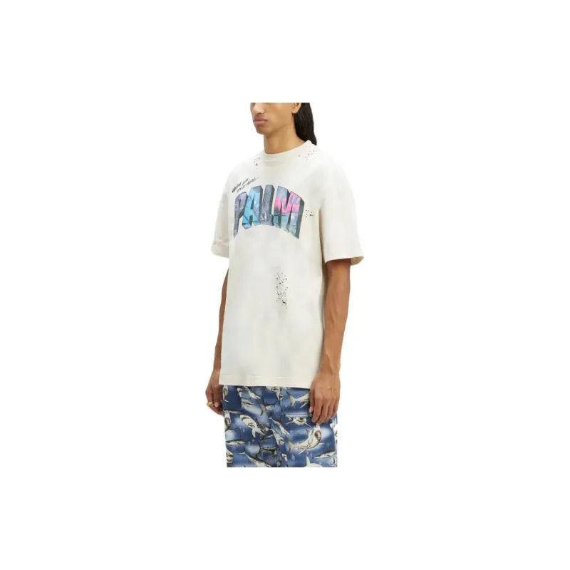 PALM ANGELS Palm Sign Print T shirt-1