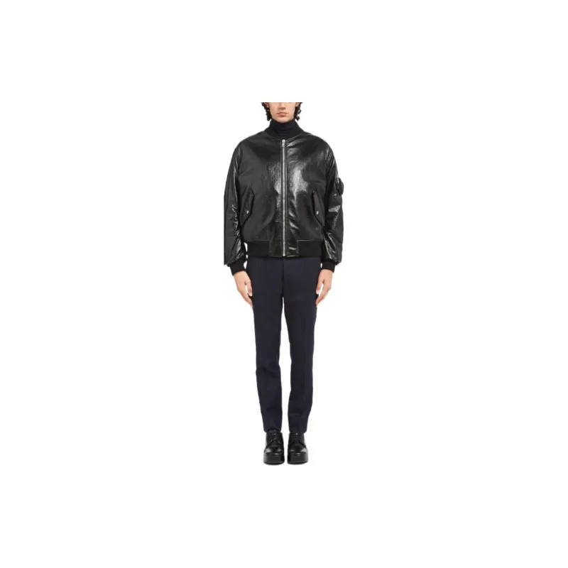 PRADA Nappa Leather Bomber Jacket-1
