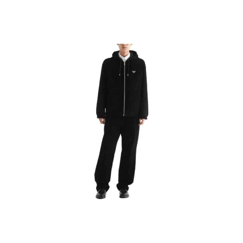 PRADA SS23 New Year Collection Jackets Coats Men's Black-4