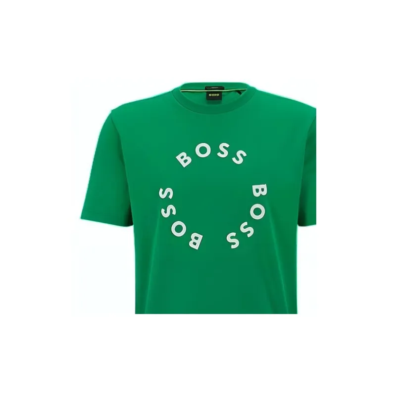 HUGO BOSS T Shirts Men Green-4