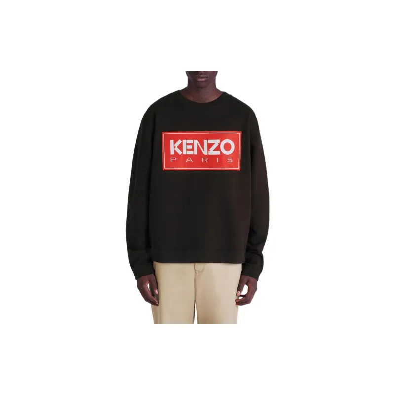 KENZO Logo-patch Crew-neck Sweatshirt-4
