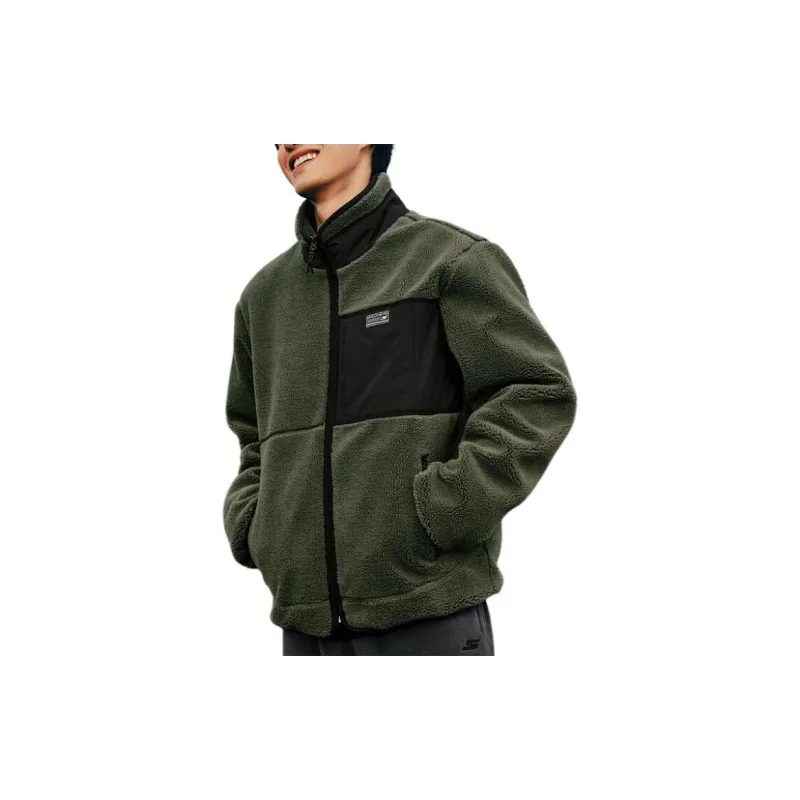 Skechers Velvet Jackets Men Kambaba Jasper Green 01DN-2