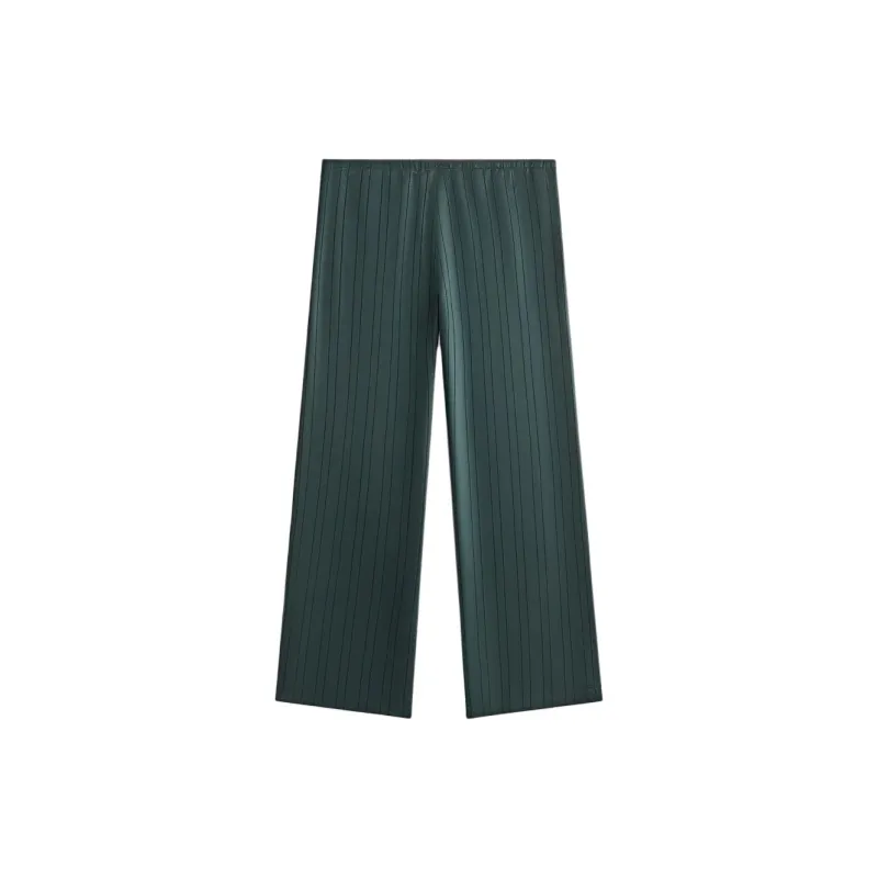 KITH FW24 Florin Satin Tearaway Casual Pants Women's Green-1