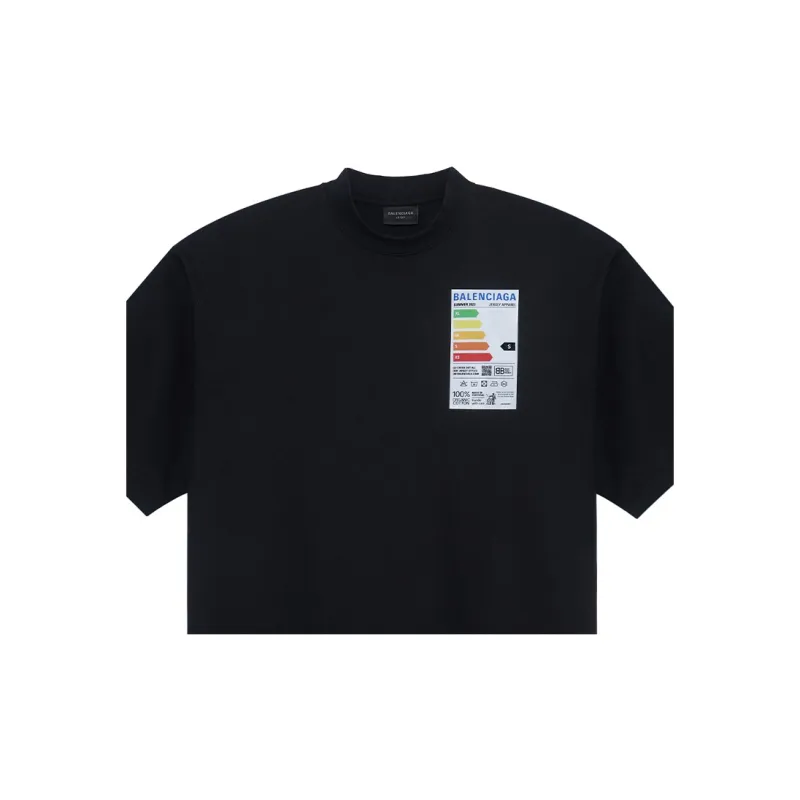 Balenciaga SS23 T Shirt Regular Fit Men's Black-5