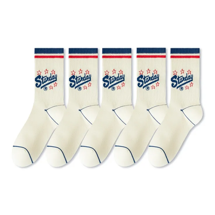 ROBINHOOD Mid Calf Socks Women's 5 Pack-10