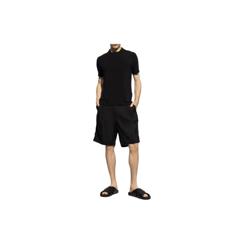 GIORGIO ARMANI Wide Leg Bermuda Shorts-1