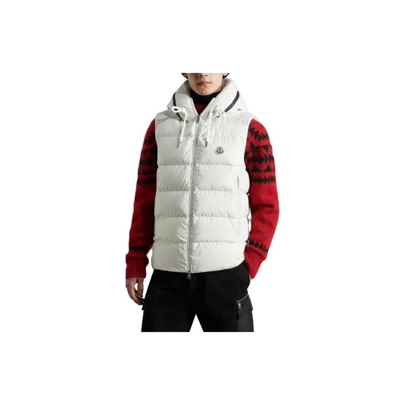 Moncler Cardamine Series Vests Men White-2