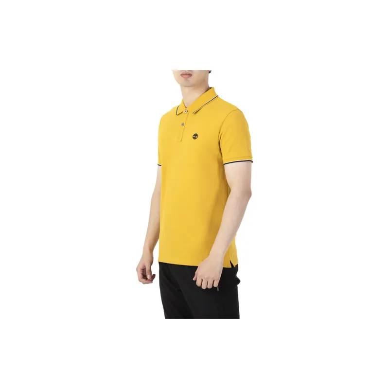 Timberland Polo Shirts Men Yellow-2