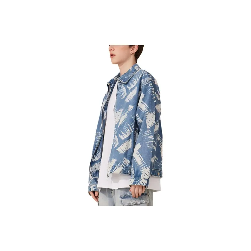 TSMLXLT Jackets & Coats Unisex Light Denim Blue-4