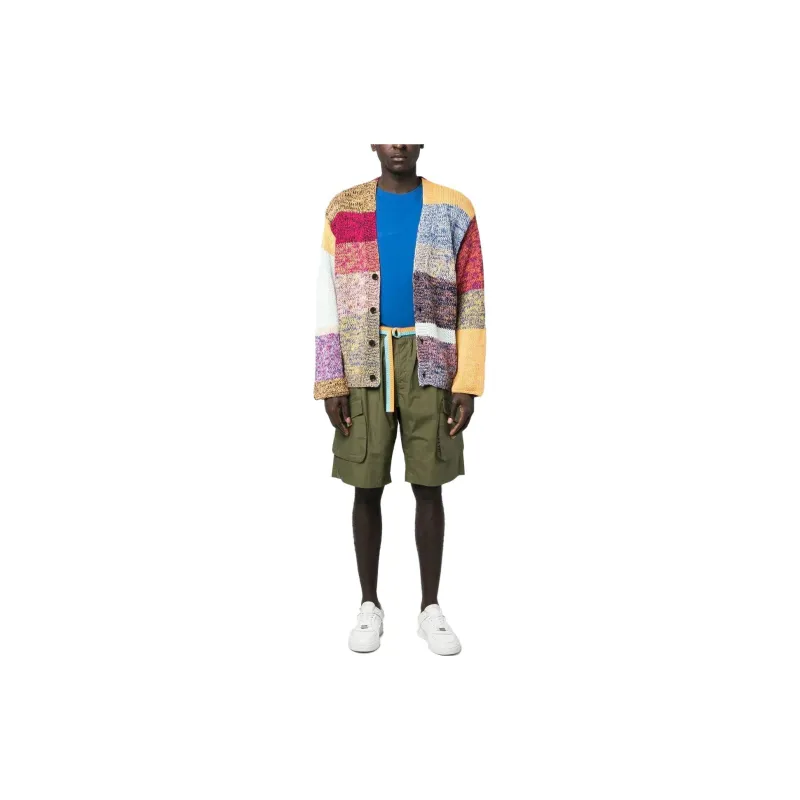 Marcelo Burlon Logo Embroidered Cargo Shorts-1