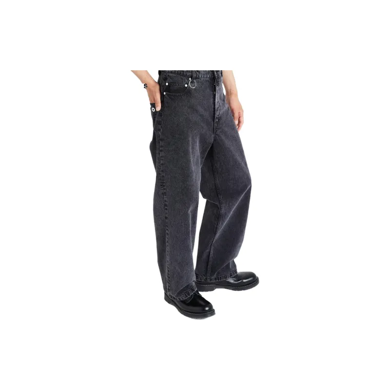 Études Logo Patch Straight-Leg Jeans-3