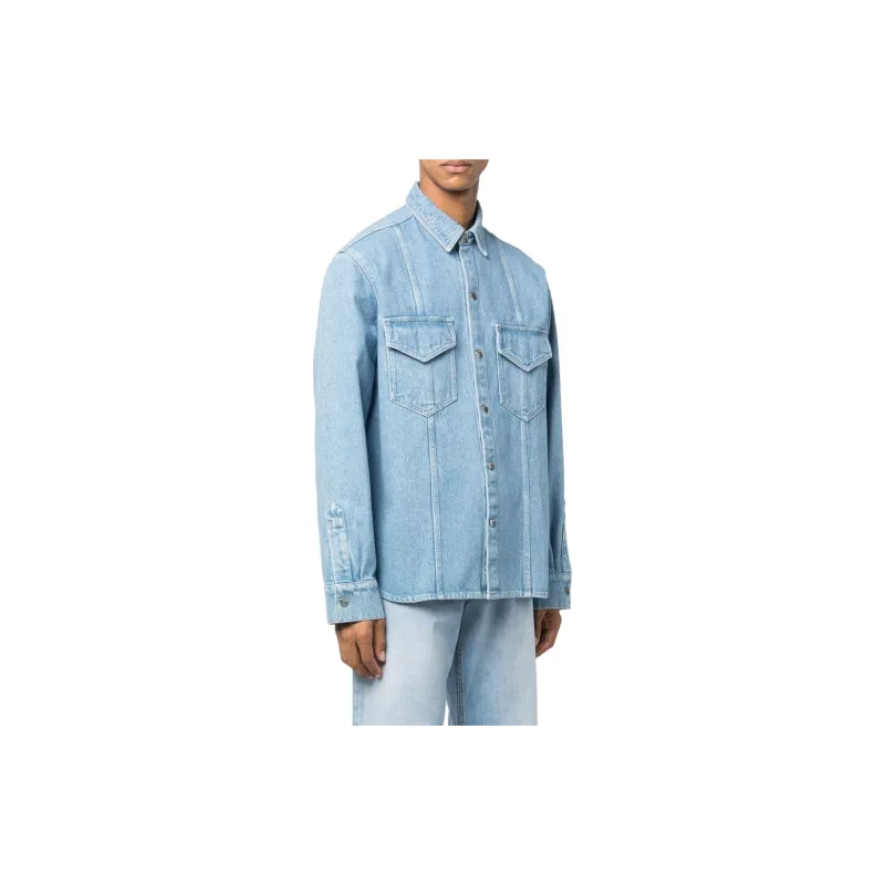 NANUSHKA Button up Denim Shirt-2