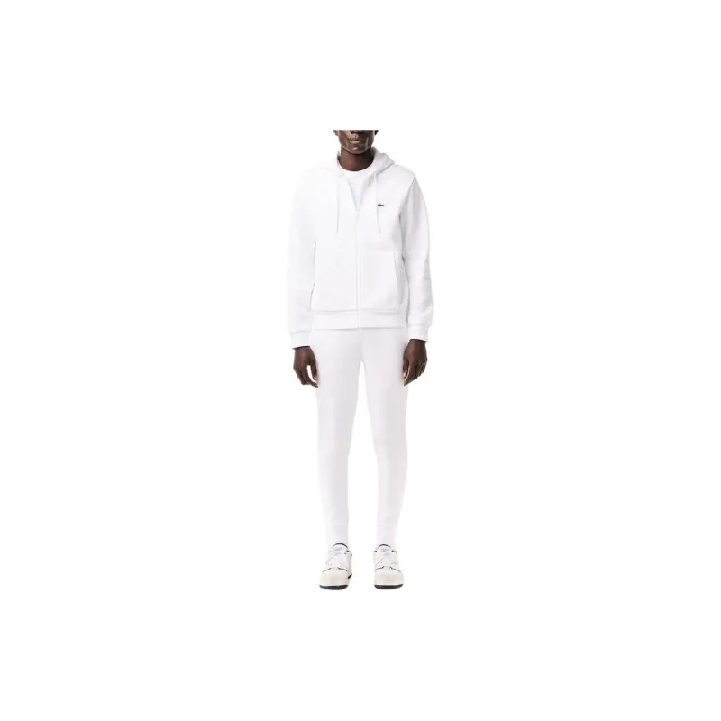 LACOSTE Logo patch Zipped Sweatshirt-1
