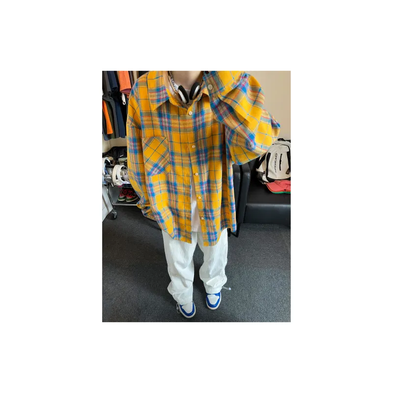 COMOWA Shirts Unisex Yellow-5