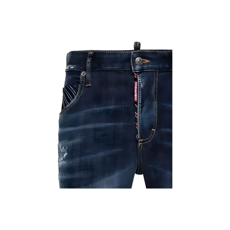 DSQUARED 2 Skater Distressed Skinny Jeans-4