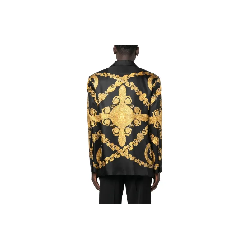 VERSACE SS23 Jackets Coats Men's Black-3