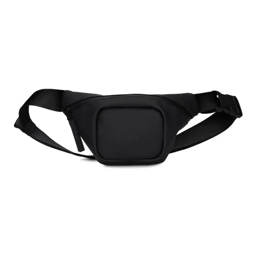 Rains Polyester Fanny Pack Micro Unisex Black/Matte Silver
