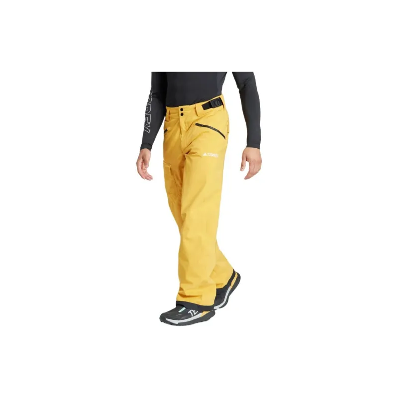 Adidas Ski Pants Men Yellow-2