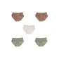 5 Pack (Khaki+Khaki+Milk Tea Skin+Grass Green+Grass Green)